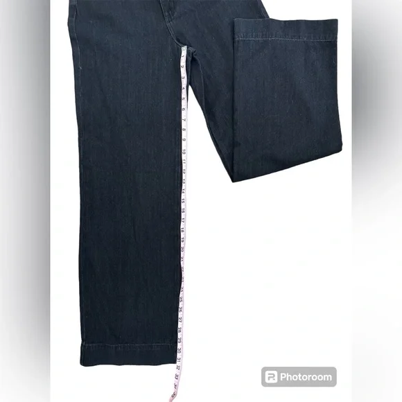 NWT Women's High-Rise Wide Leg Jeans Universal Thread Black 4 Cotton New Loose - Picture 7 of 16